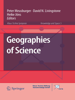 cover image of Geographies of Science